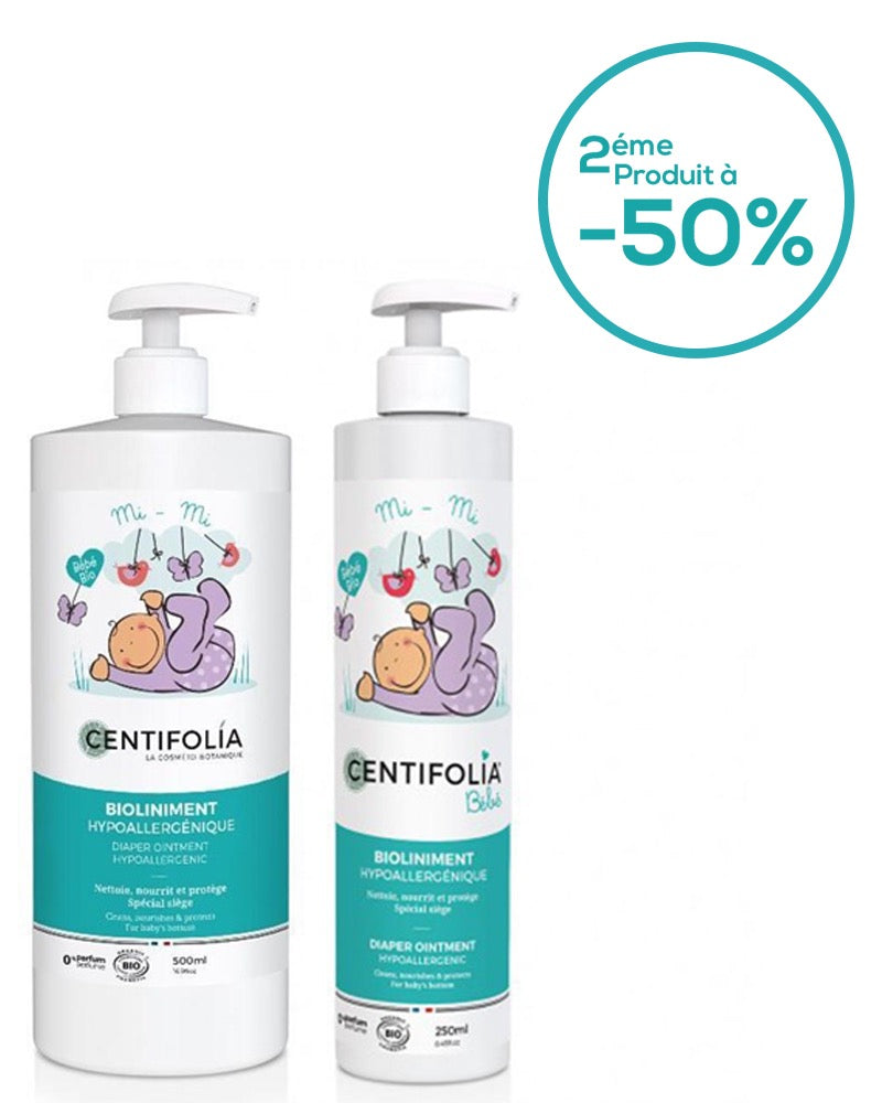 Diaytar Côte d'Ivoire bioliniment hypoallergenique packs de 500ml + 250ml - centifolia - default title centifolia,couches,creme-de-change,hygiene,hygiene-et-soin-bebe,puericulture