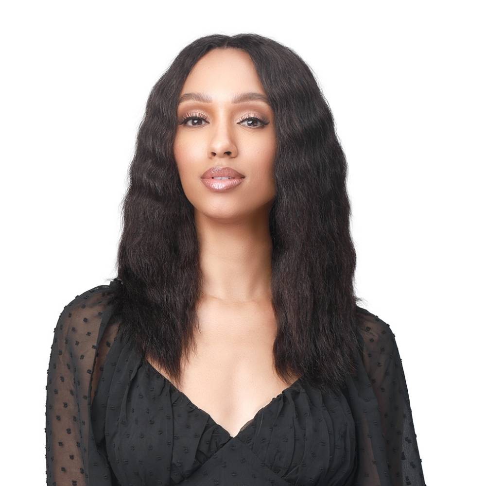 Diaytar Côte d'Ivoire Bobbi Boss 100% Cheveux Humains Non Traités Wet & Wavy Full Lace Wig - MHLF442 Mona Lace Front Wigs