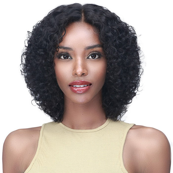 Diaytar Côte d'Ivoire Bobbi Boss 100% Cheveux Humains Non Transformés Bundle Lace Front Wig - MHLF502 Jheri Curl 12 Lace Front Wigs