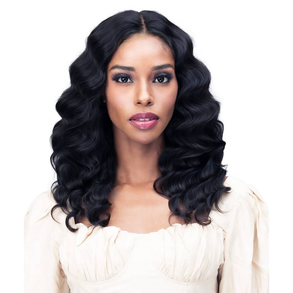 Diaytar Côte d'Ivoire Bobbi Boss 100% cheveux humains non transformés Lace Front Wig - MHLF482 Bronia Lace Front Wigs