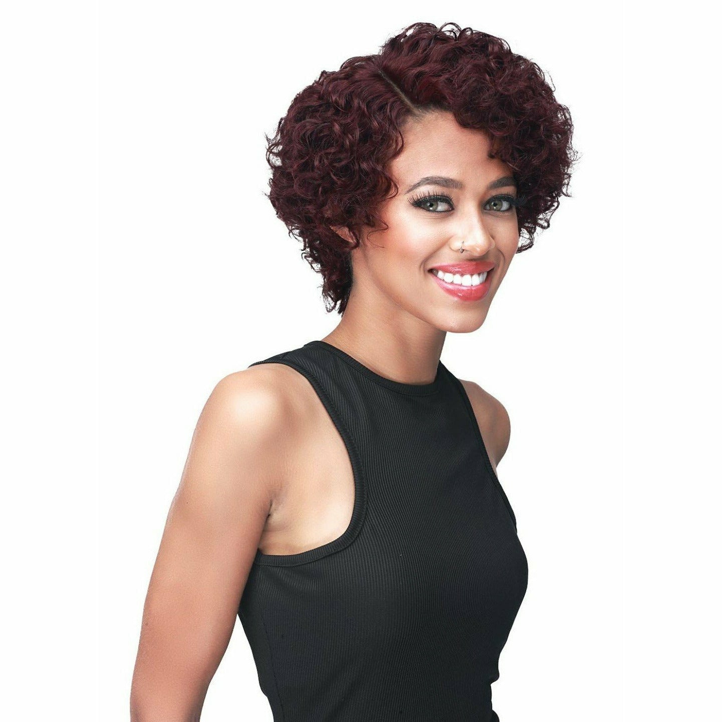Diaytar Côte d'Ivoire Bobbi Boss 100% cheveux humains non transformés Lace Front Wig - MHLF545 Louise Lace Front Wigs