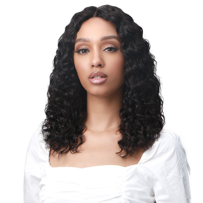 Diaytar Côte d'Ivoire Bobbi Boss 100% cheveux humains non transformés Wet & Wavy Full Lace Wig - MHLF441 Margaret Lace Front Wigs