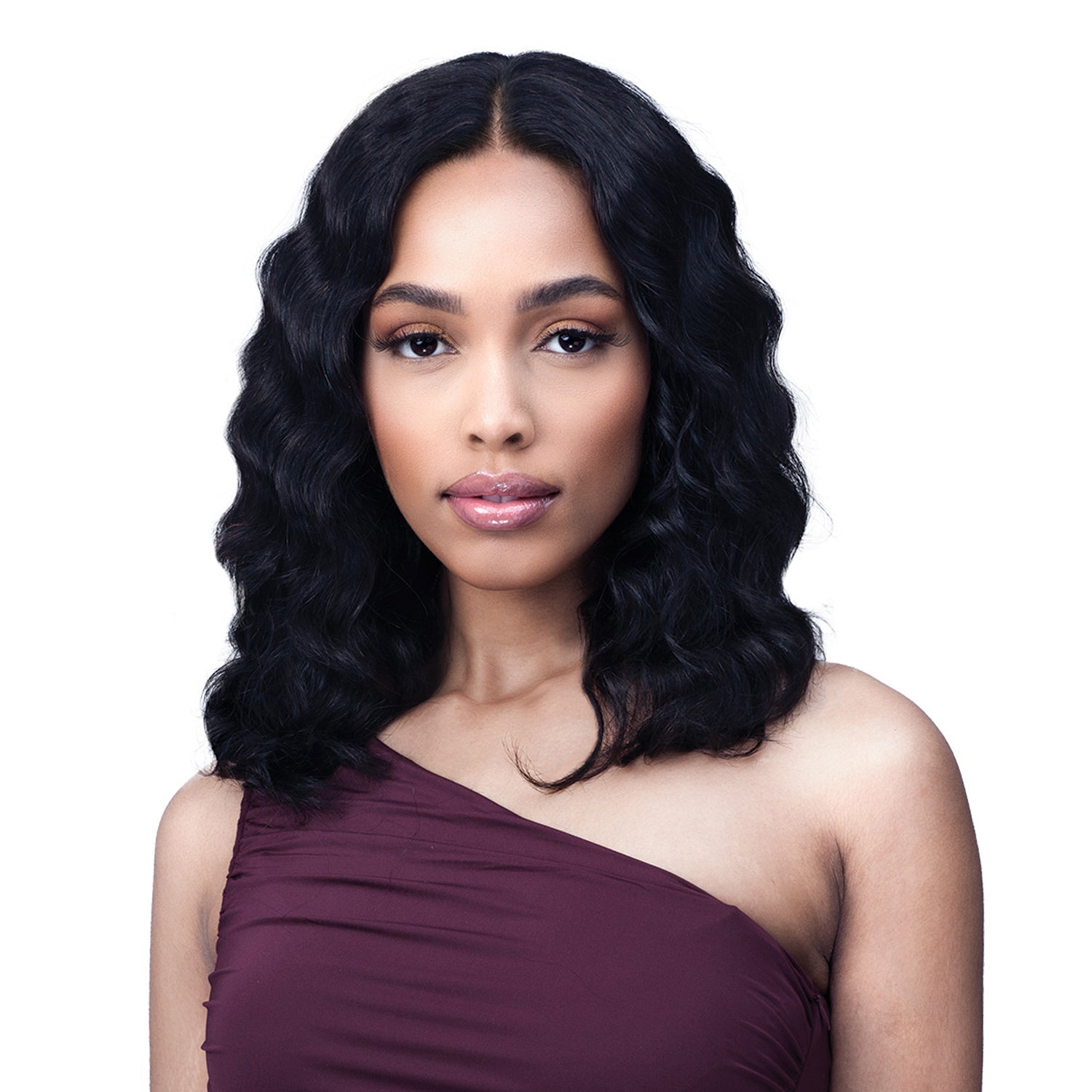 Diaytar Côte d'Ivoire Bobbi Boss 100% non transformés brésiliens Virgin Remy Bundle Hair Lace Wig - Loose Deep 16" Lace Front Wigs