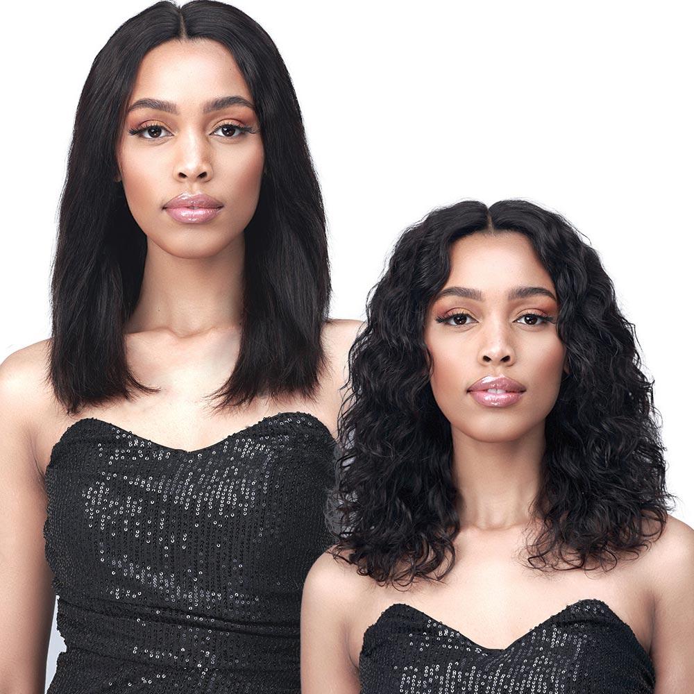Diaytar Côte d'Ivoire Bobbi Boss 100% non transformés brésiliens Virgin Remy Bundle Hair Lace Wig - Wet & Wavy 16" Lace Front Wigs