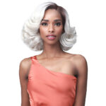 Diaytar Côte d'Ivoire Bobbi Boss HD Ultra Scalp Illusion 13" X 5" Perruque Synthétique Lace Frontale - MLF671 Milo Lace Front Wigs