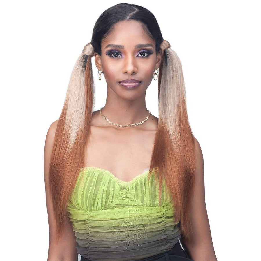 Diaytar Côte d'Ivoire Bobbi Boss Perruque synthétique frontale en dentelle avec partie en Z – MLF680 Hadlee Lace Front Wigs