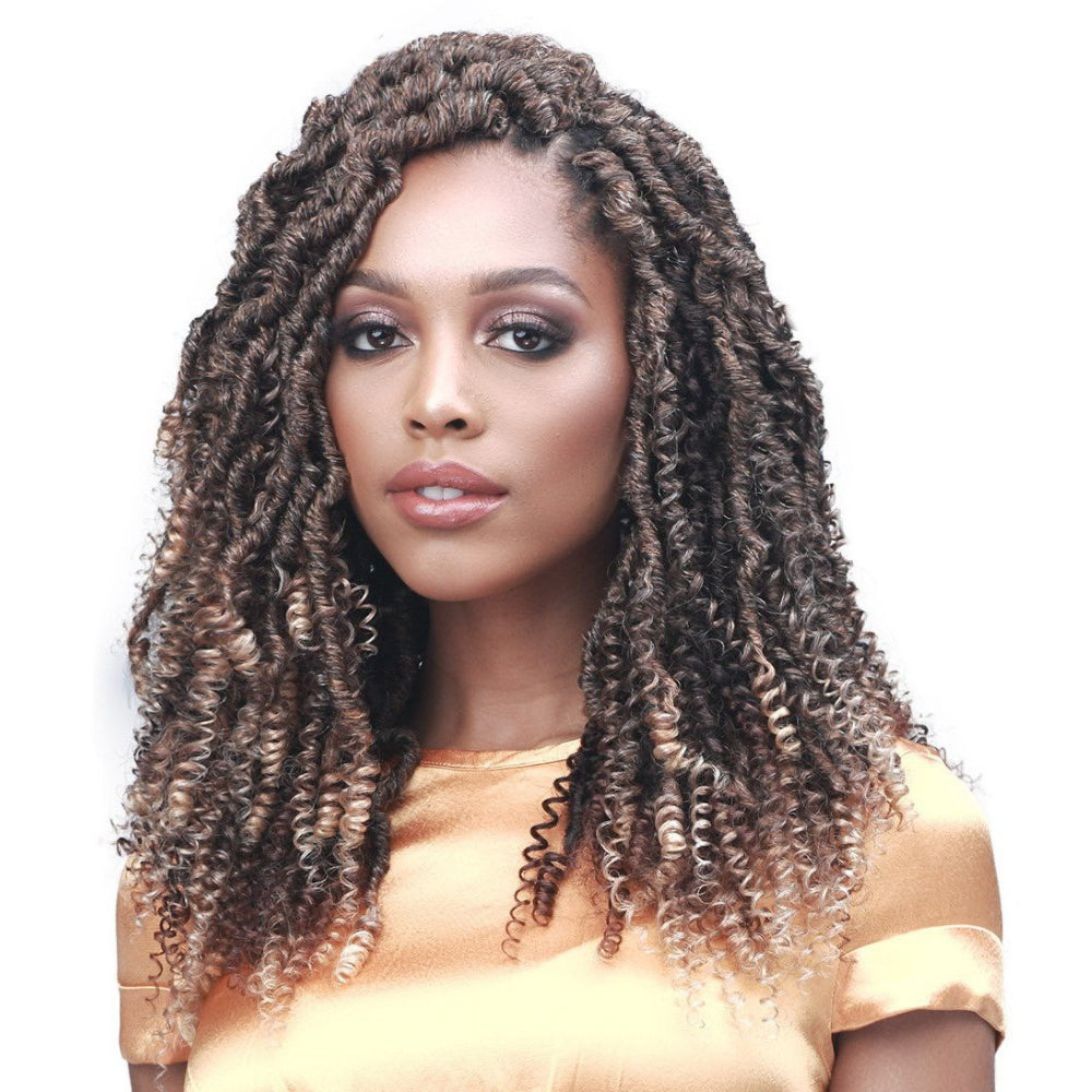 Diaytar Côte d'Ivoire Bobbi Boss Synthétique Crochet Braids - 2X Nu Locs Water Curl Boho Style 14" Braiding Hair