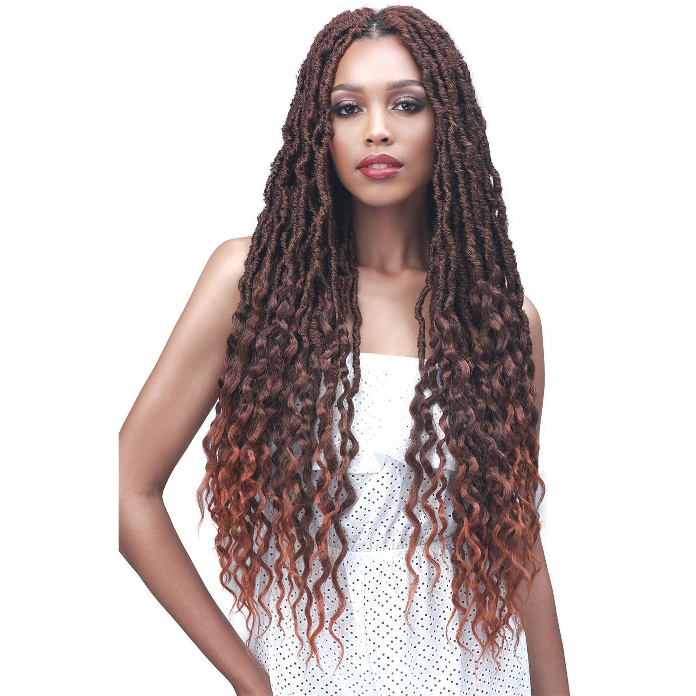Diaytar Côte d'Ivoire Bobbi Boss Synthétique Crochet Braids - 2X Wavy Nu Locs 28" Braiding Hair