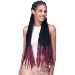 Diaytar Côte d'Ivoire Bobbi Boss Synthétique Crochet Braids - 2X Willow Box Braid 24" Braiding Hair