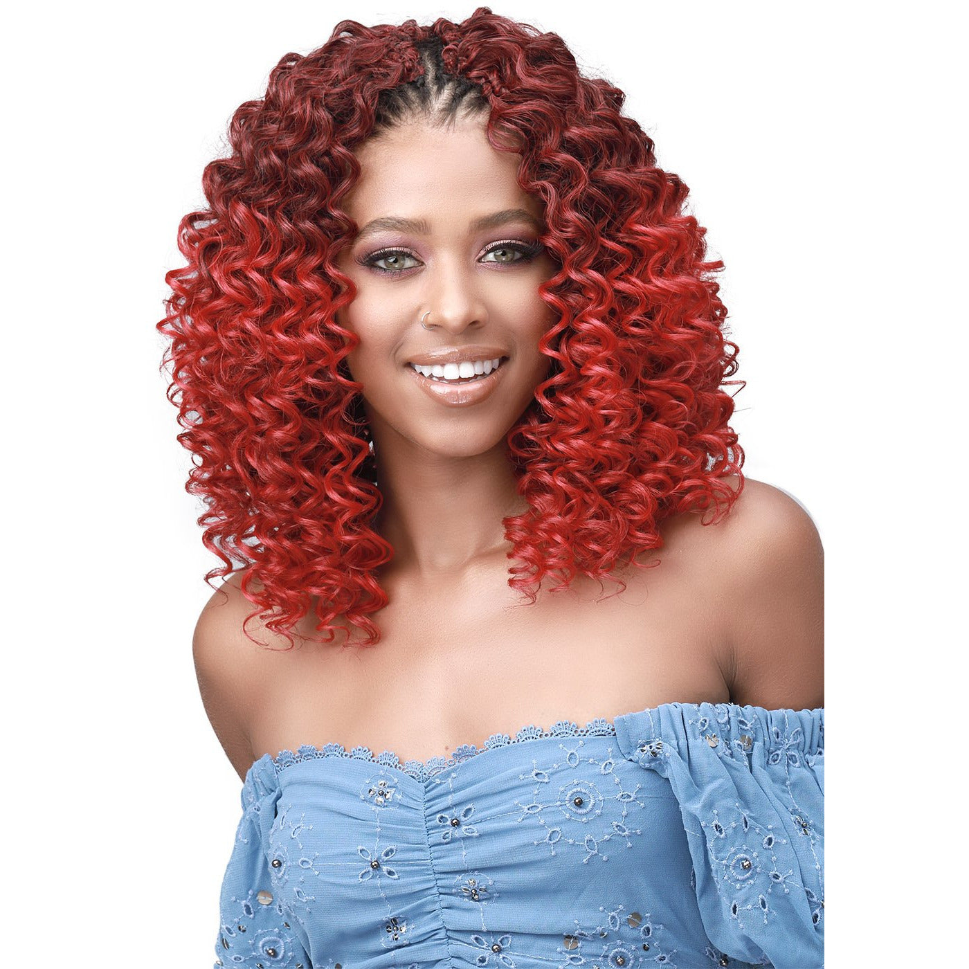 Diaytar Côte d'Ivoire Bobbi Boss Synthétique Crochet Brésilien Tresses - 2X Ananas Profond 8" Braiding Hair