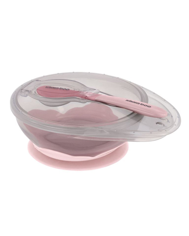 Diaytar Côte d'Ivoire bol ventouse avec cuillère 250 ml kikkaboo - rose - default title 