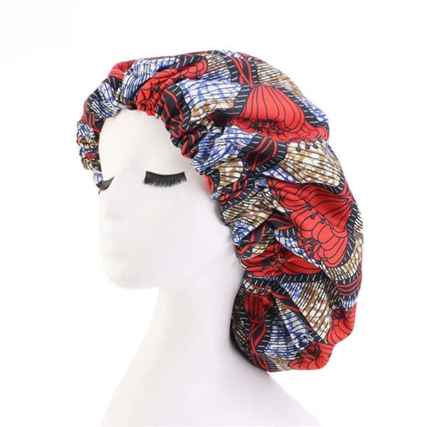 Diaytar Côte d'Ivoire Bonnet De Nuit en Satin Wax Protège Les Cheveux Bouclés, Frisés, Crépus, Afro BONNET & DURAG