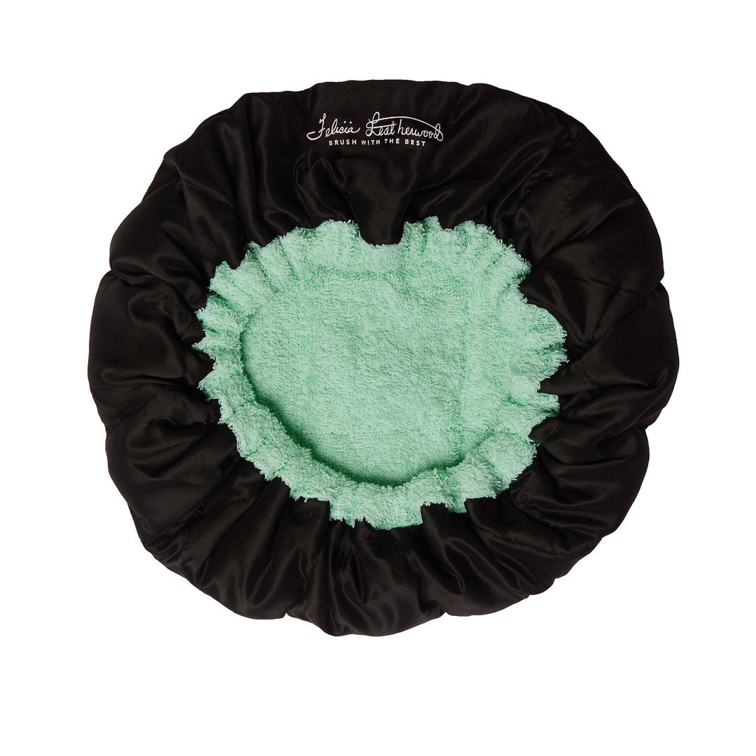 Diaytar Côte d'Ivoire Bonnet en graines de lin Felicia Leatherwood pour un conditionnement en profondeur - Turquoise ACCESSORIES,BRAND