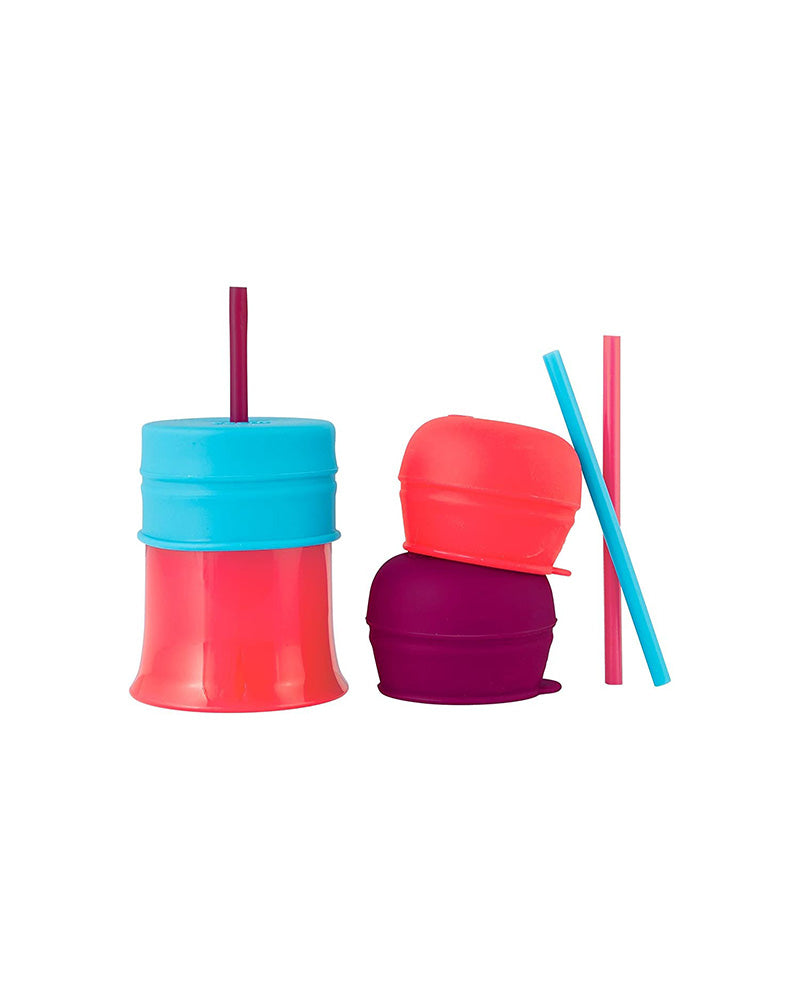 Diaytar Côte d'Ivoire boon snug straw - 1 tasse + 3 couvercles + 3 pailles en silicone - default title a-table,boon,puericulture,Repas