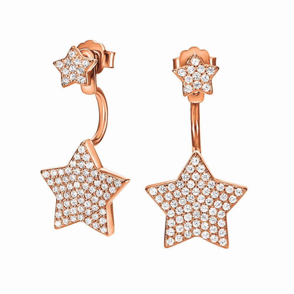 Diaytar Côte d'Ivoire Boucles d'Oreilles Femme Folli Follie 3E15S064RC (3,1 cm) 