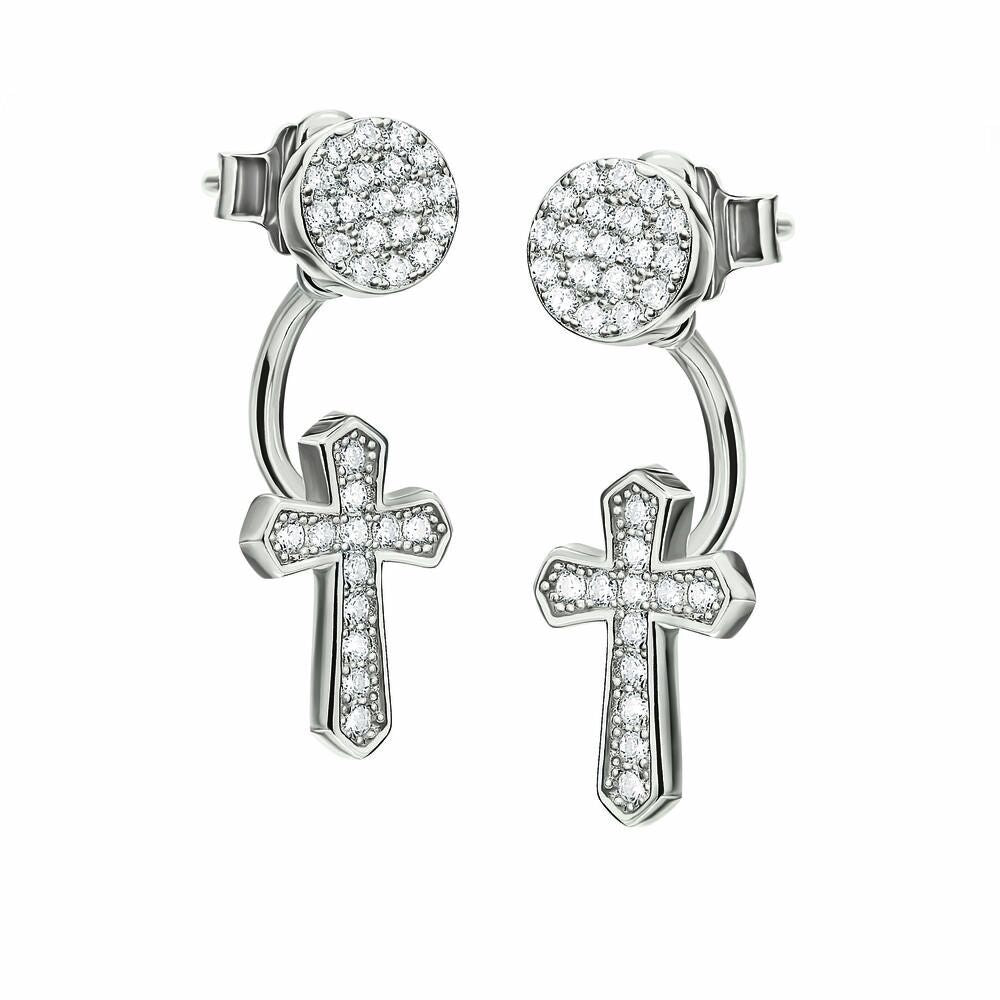 Diaytar Côte d'Ivoire Boucles d'oreilles Femme Folli Follie 3E15S138C (2,5 cm) 
