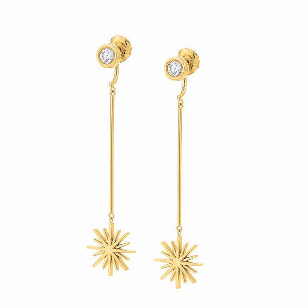 Diaytar Côte d'Ivoire Boucles d'Oreilles Femme Folli Follie 3E19S128YC (6,6 cm) 