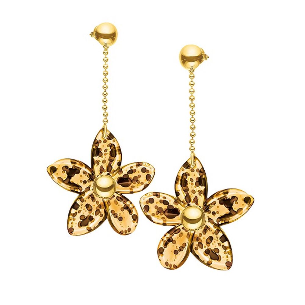 Diaytar Côte d'Ivoire Boucles d'oreilles femme Folli Follie 4E16S001YYB (3 cm) 