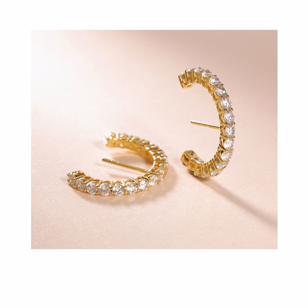 Diaytar Côte d'Ivoire Boucles d'oreilles Femme Mockberg MO779 Or 