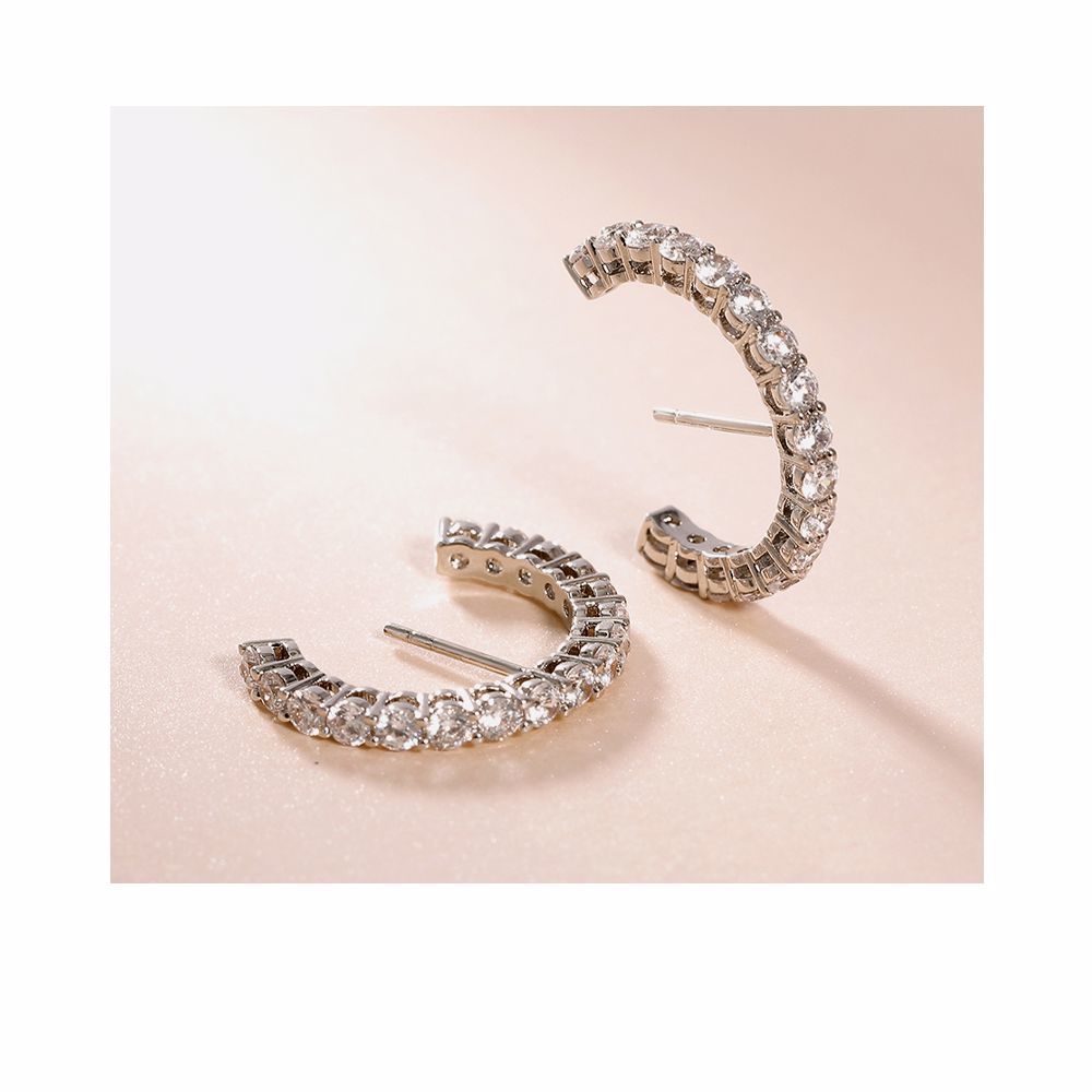Diaytar Côte d'Ivoire Boucles d'oreilles Femme Mockberg MO780 Argent 