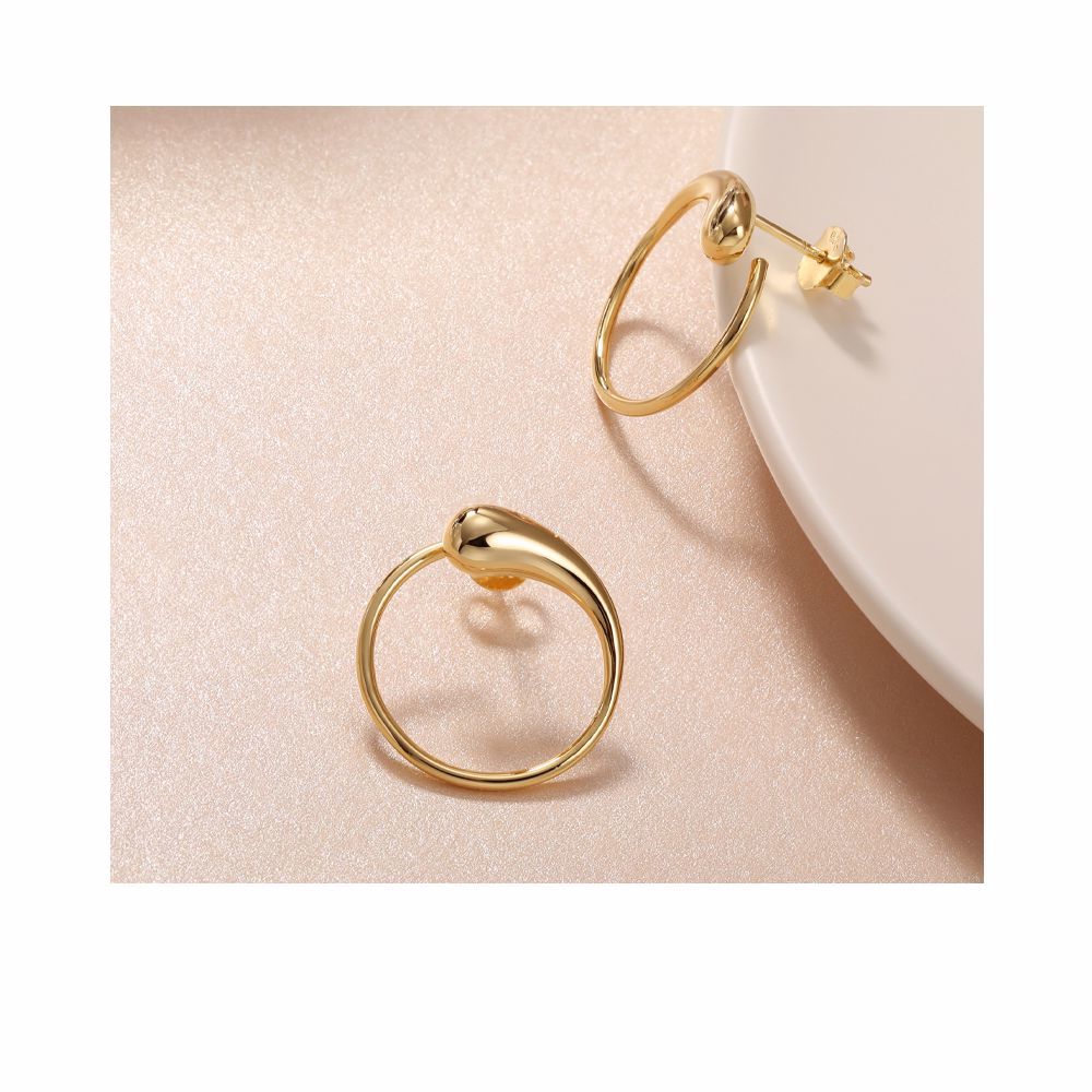 Diaytar Côte d'Ivoire Boucles d'oreilles Femme Mockberg MO785 Or 