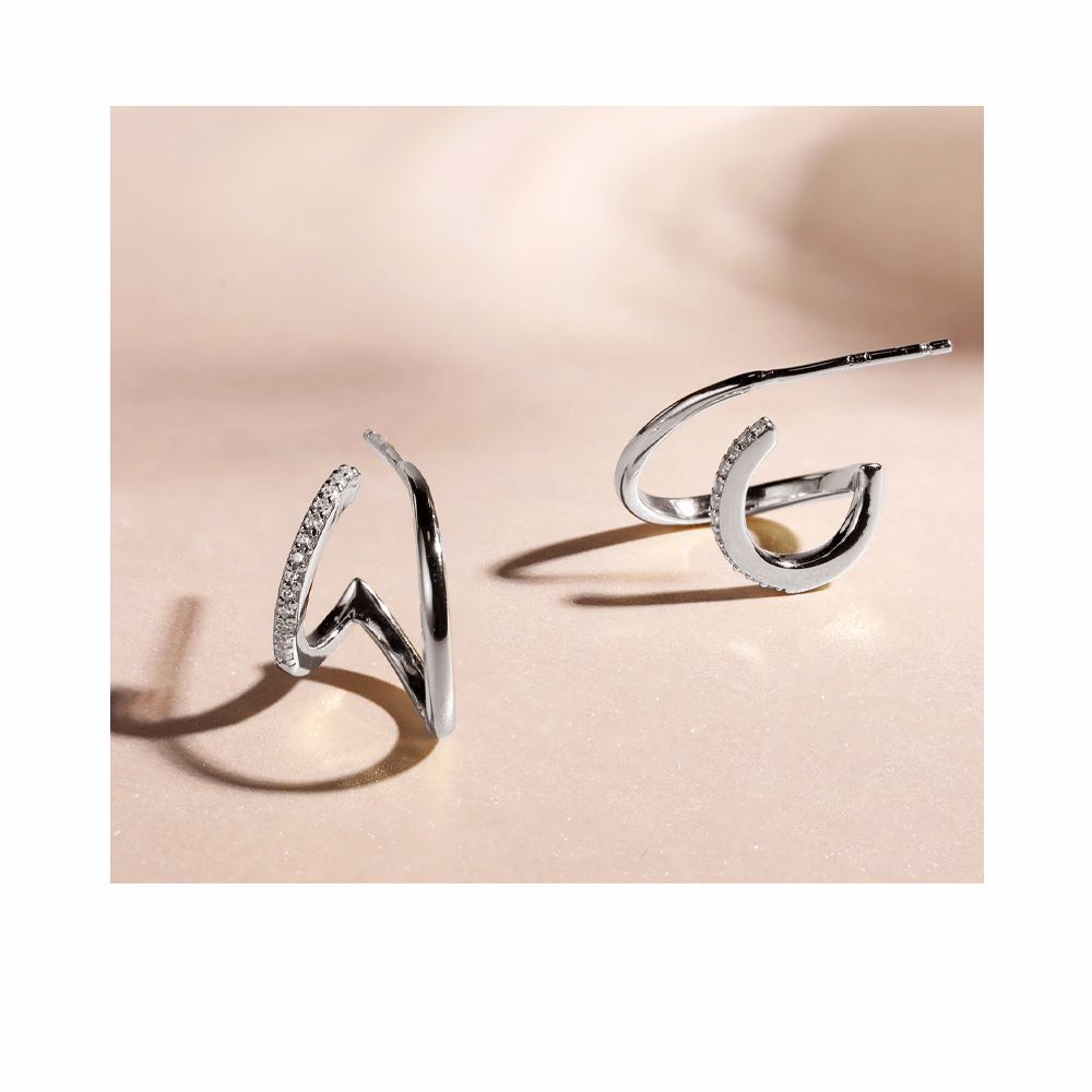 Diaytar Côte d'Ivoire Boucles d'oreilles Femme Mockberg MO790 Argent 