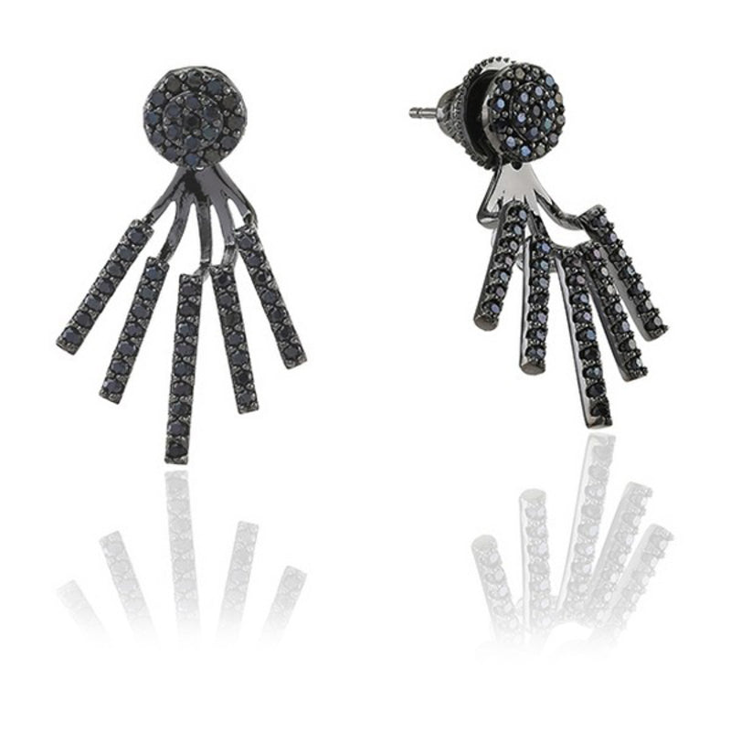 Diaytar Côte d'Ivoire Boucles d'oreilles femme Sif Jakobs E0688-BK-BK (3 cm) 