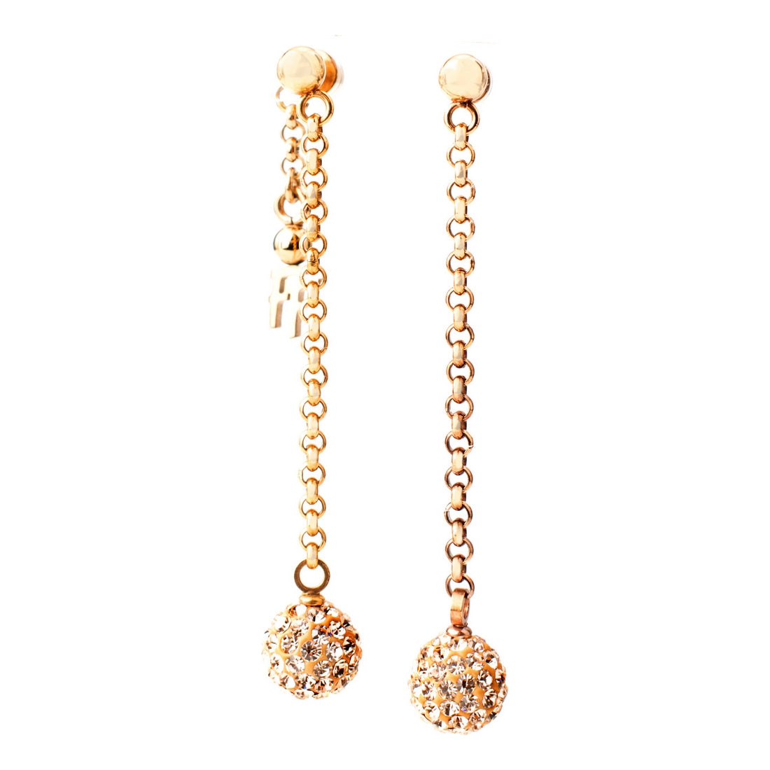 Diaytar Côte d'Ivoire Boucles d'oreilles Folli Follie 3E15S00ZDF (5 cm) 