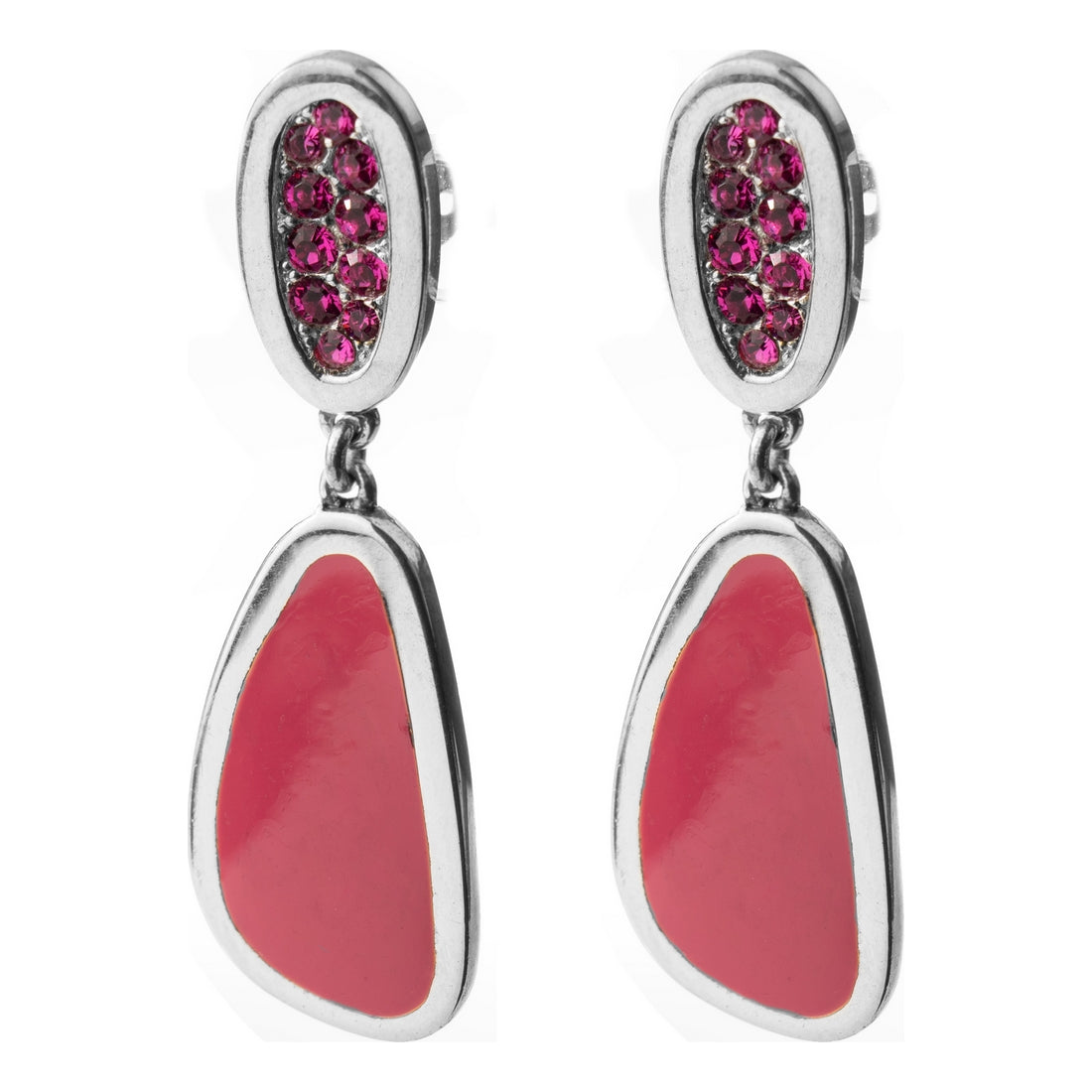Diaytar Côte d'Ivoire Boucles d'oreilles Folli Follie 3E9S182PDF (4 cm) 
