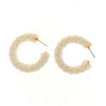 Diaytar Côte d'Ivoire Boucles d'oreilles Lola Casademunt Blanc Anneaux 