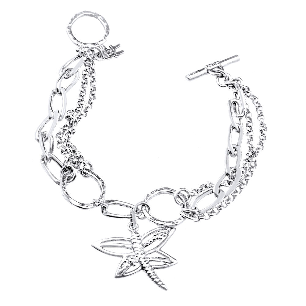 Diaytar Côte d'Ivoire Bracelet Femme Folli Follie 1B8S021 Plaqué Argent Argent (17 cm) 
