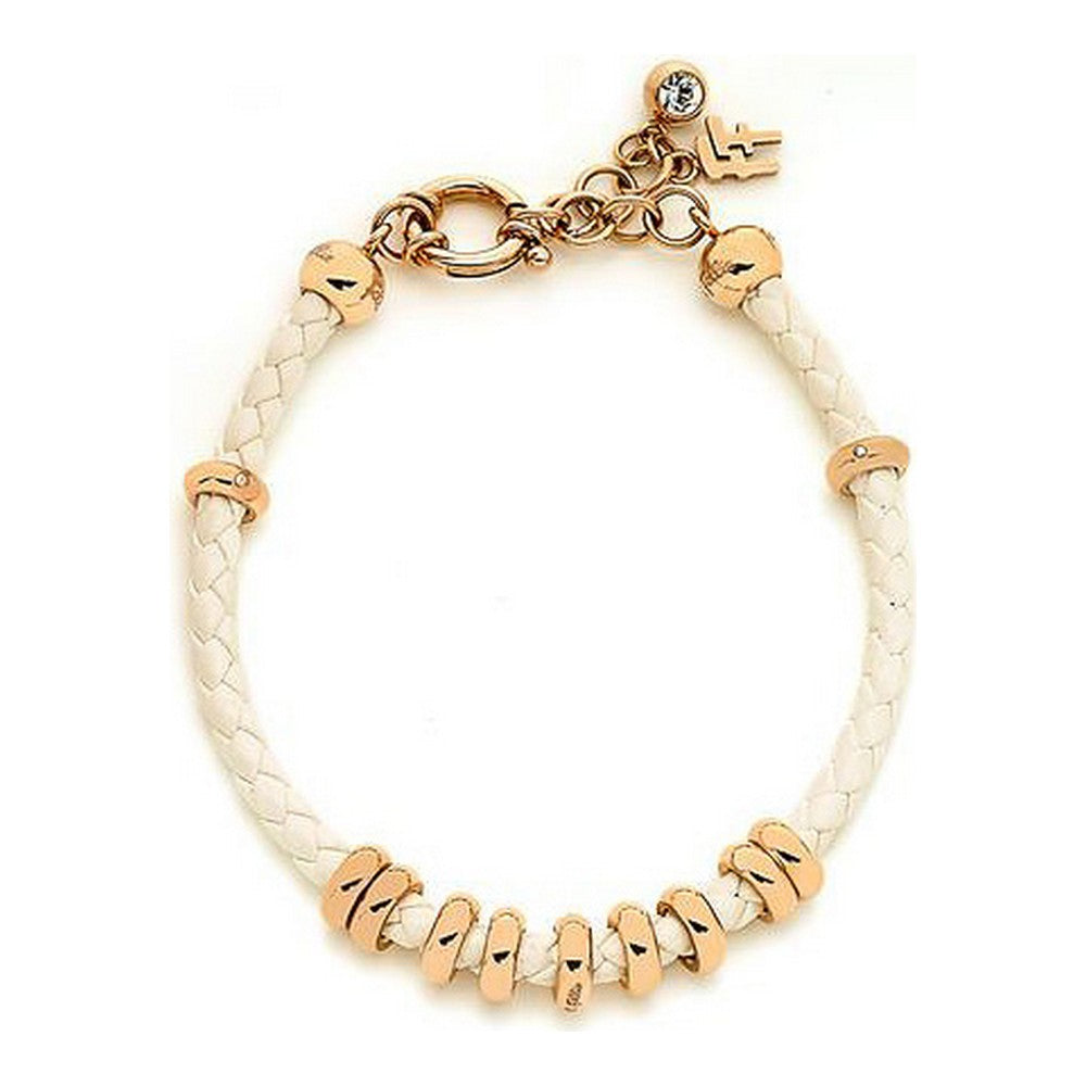 Diaytar Côte d'Ivoire Bracelet Femme Folli Follie 3B13T007RWC Cuir Blanc (16 cm) 