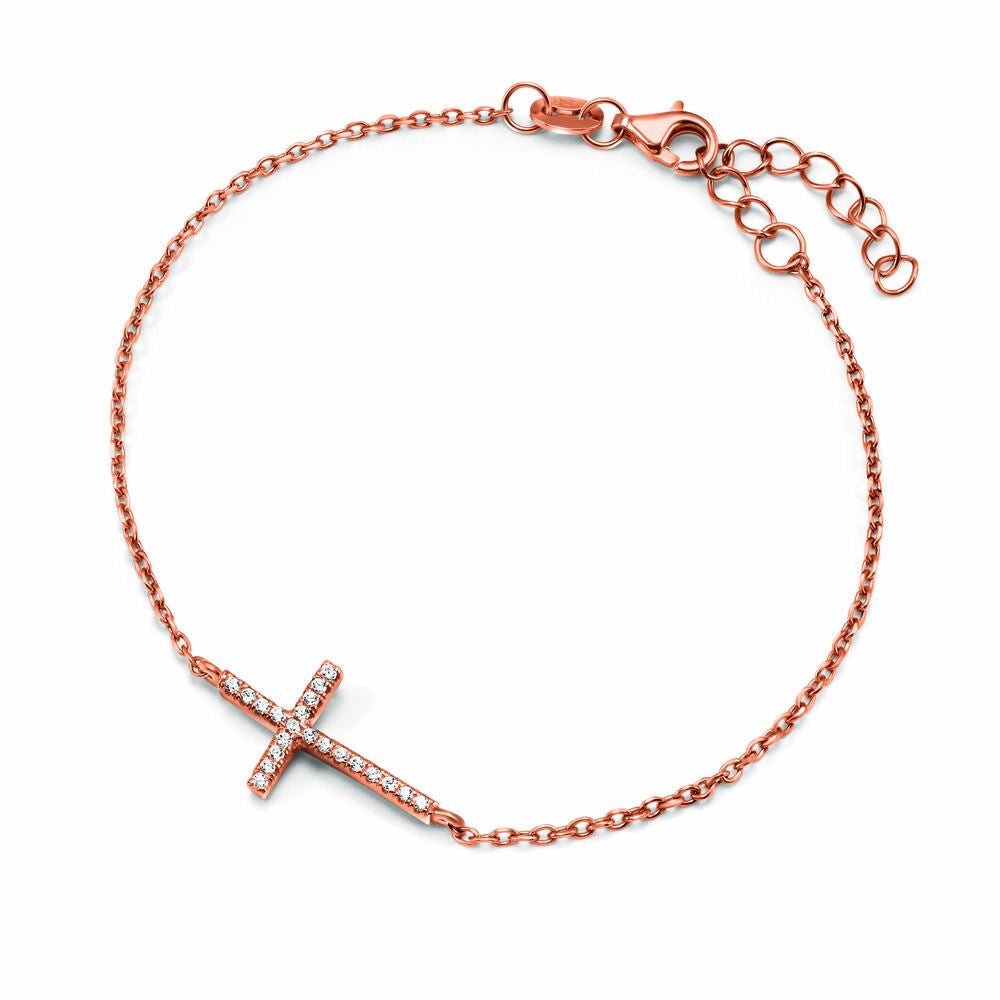 Diaytar Côte d'Ivoire Bracelet Femme Folli Follie 3B15S084RC Argent Sterling Rose (23 cm) 