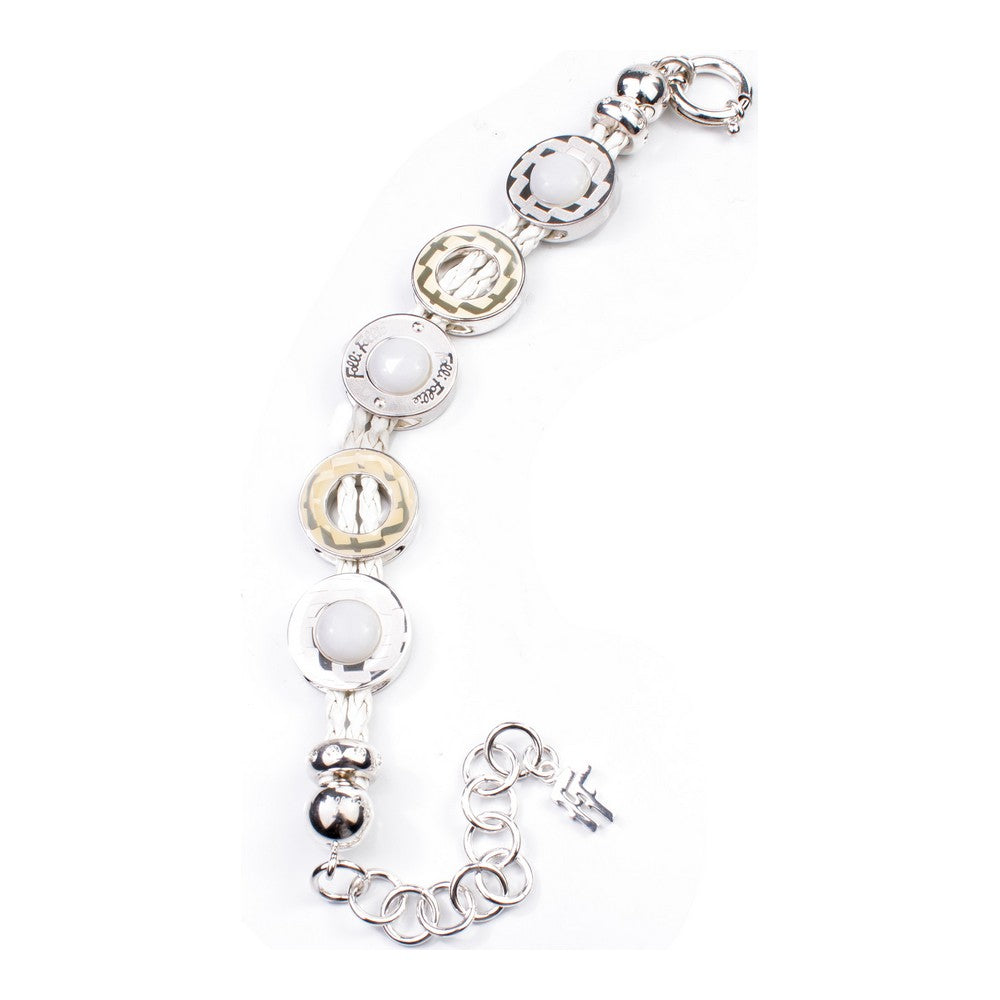 Diaytar Côte d'Ivoire Bracelet Femme Folli Follie 3B1F031WWW Argent Massif Blanc (12 cm) 