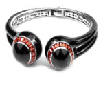 Diaytar Côte d'Ivoire Bracelet Femme Folli Follie 3B9S060KR Argent Massif Noir (7 cm) 