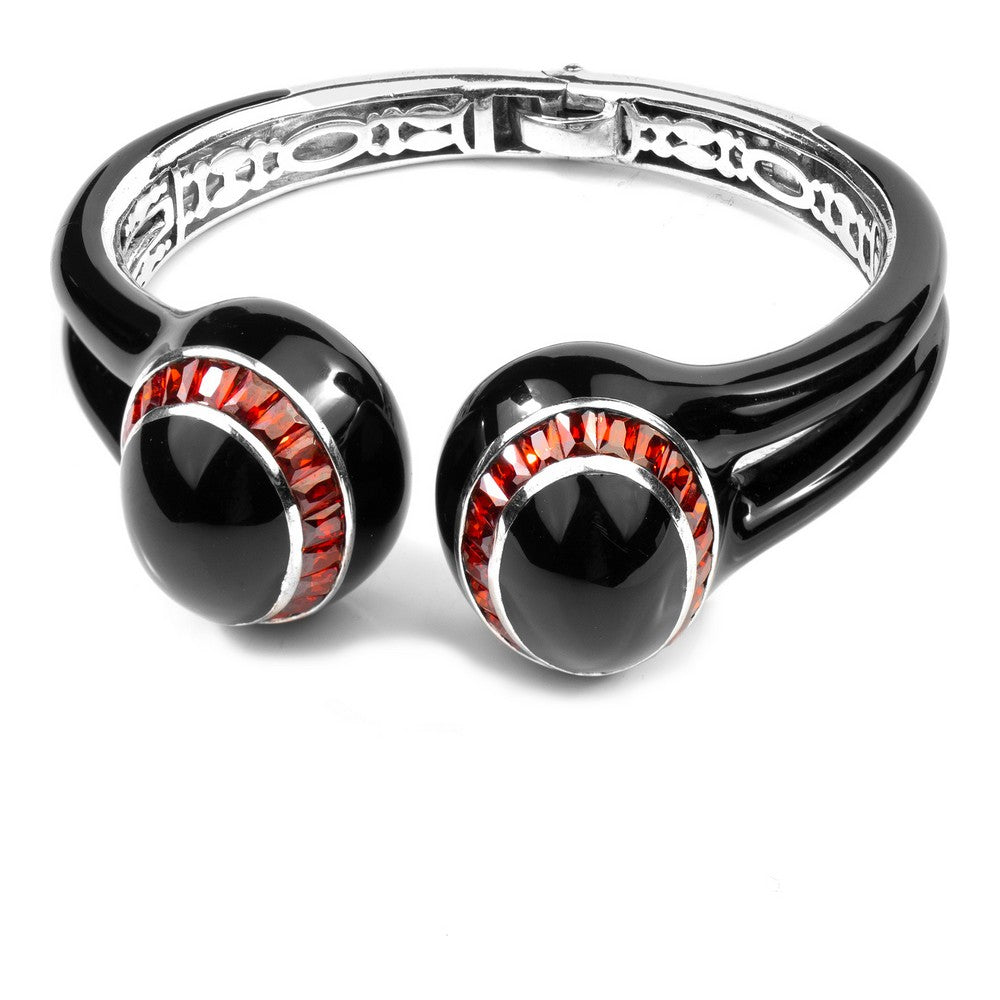 Diaytar Côte d'Ivoire Bracelet Femme Folli Follie 3B9S060KR Argent Massif Noir (7 cm) 