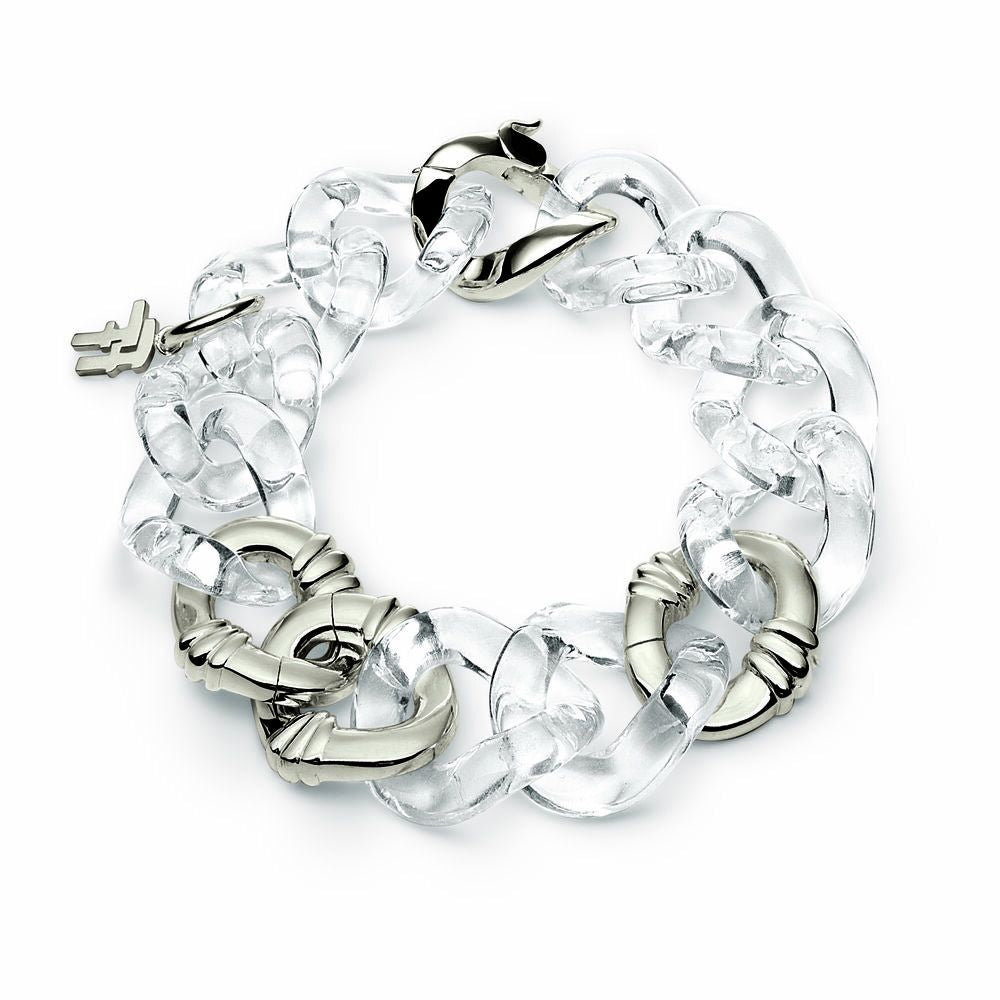Diaytar Côte d'Ivoire Bracelet Femme Folli Follie 4B1F004C Polycarbonate Transparent (17 cm) 