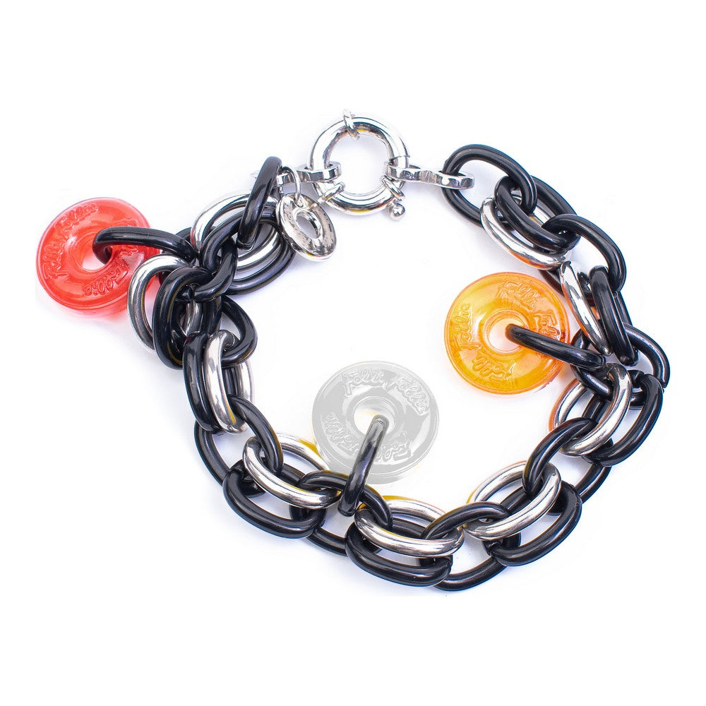 Diaytar Côte d'Ivoire Bracelet Femme Folli Follie BA1B003SK-BNR Acier Inoxydable Noir (23 cm) 