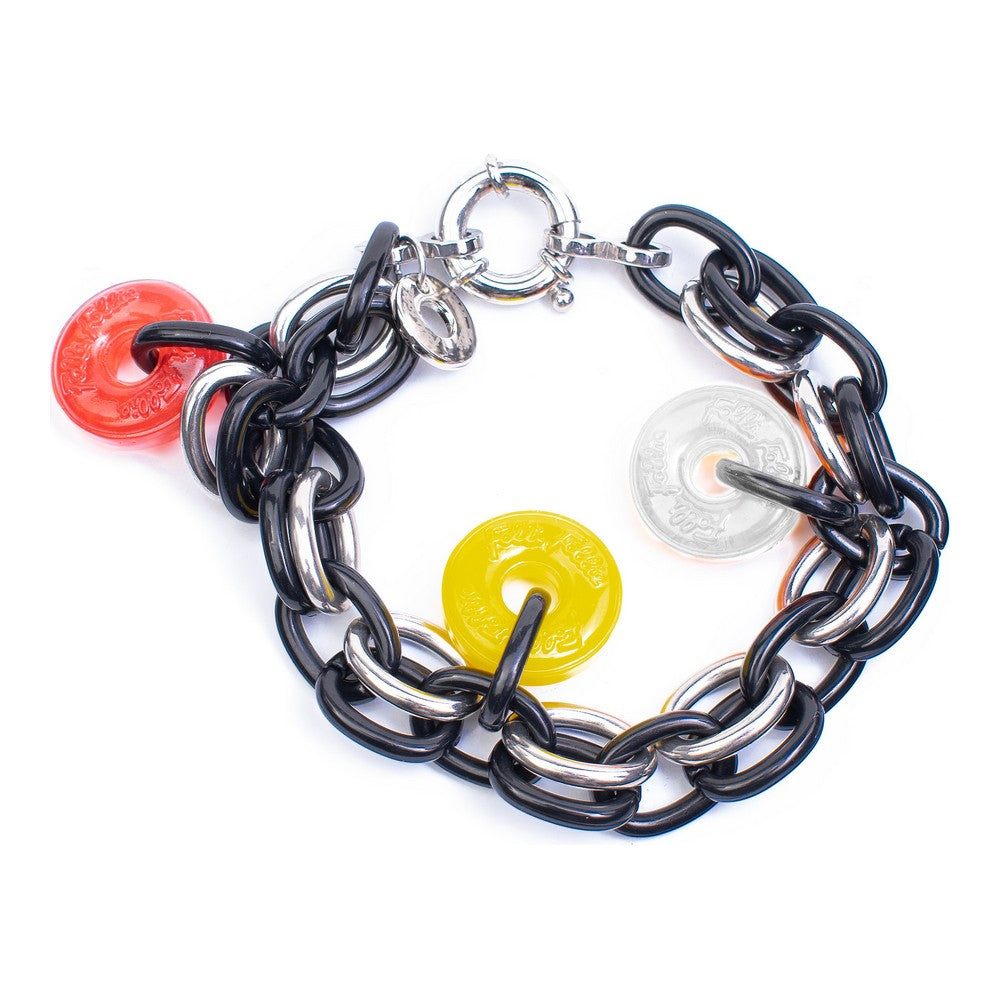 Diaytar Côte d'Ivoire Bracelet Femme Folli Follie BA1B003SK-BRA Acier Inoxydable Noir (23 cm) 