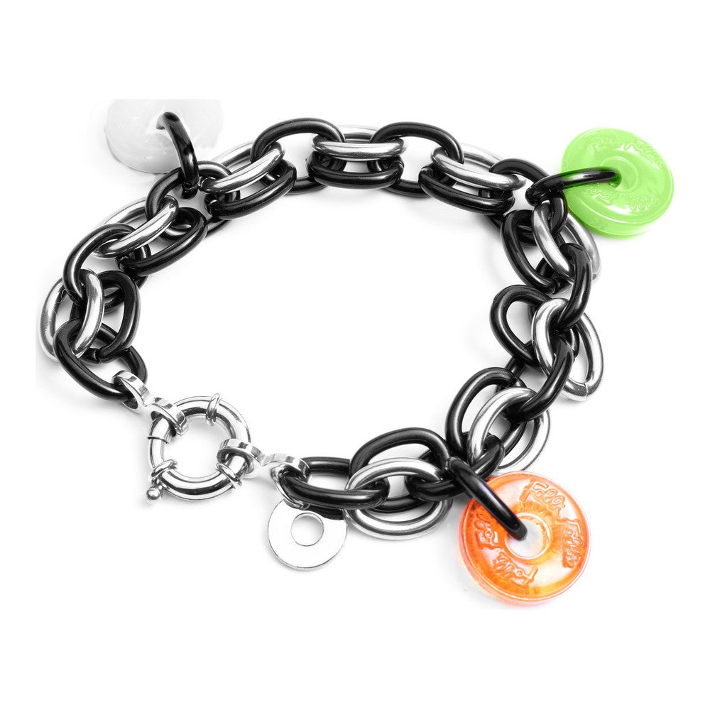 Diaytar Côte d'Ivoire Bracelet Femme Folli Follie BA1B003SK-BVN Acier Inoxydable Noir (23 cm) 