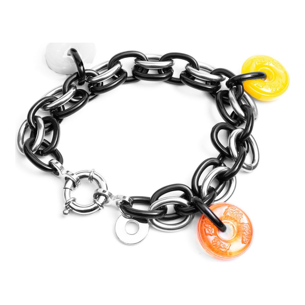 Diaytar Côte d'Ivoire Bracelet Femme Folli Follie BA1B003SK Noir Acier inoxydable (23 cm) 