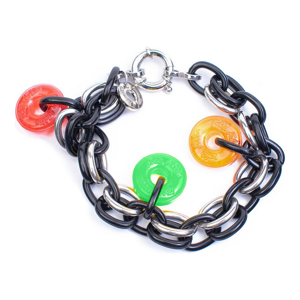 Diaytar Côte d'Ivoire Bracelet Femme Folli Follie BA1B003SK-NRV Acier Inoxydable Noir (23 cm) 