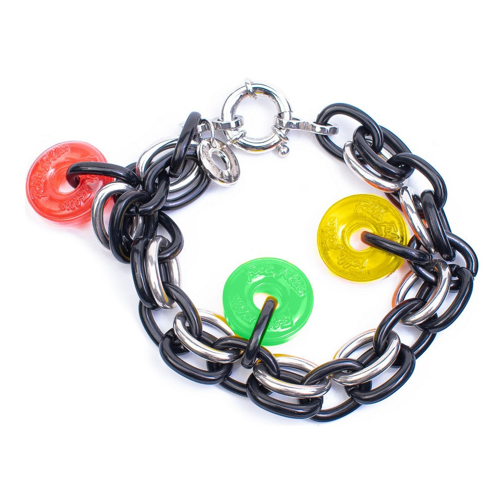 Diaytar Côte d'Ivoire Bracelet Femme Folli Follie BA1B003SK-VRA Acier Inoxydable Noir (23 cm) 
