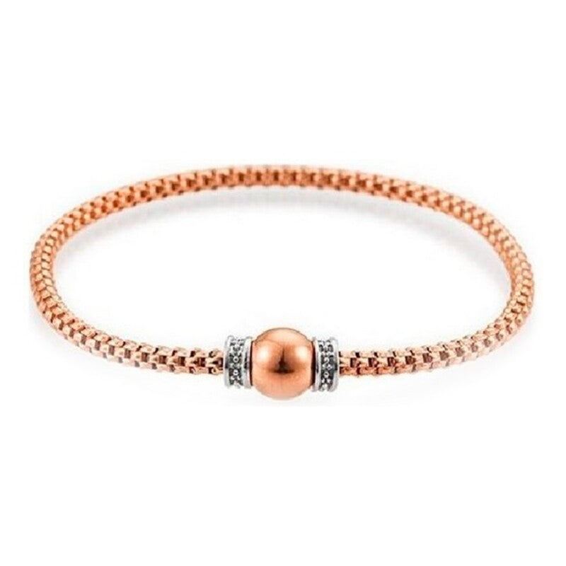 Diaytar Côte d'Ivoire Bracelet Femme Gooix 914-01154 Or Rose Argent Zircons (19 cm) 