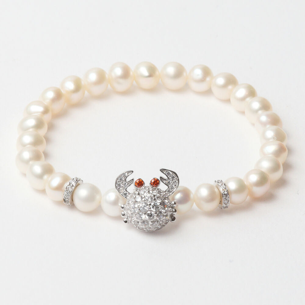 Diaytar Côte d'Ivoire Bracelet Femme Lancaster JLA-BR-CRAB-1-WH Argent Blanc Argent 925 16 mm 
