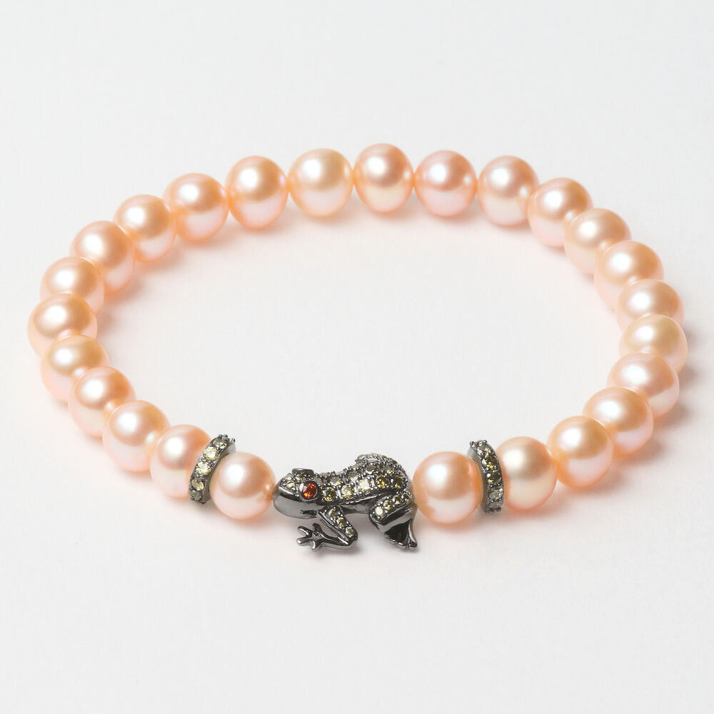 Diaytar Côte d'Ivoire Bracelet Femme Lancaster JLA-BR-CRAB-3-PE Orange Vert Argent Massif 16 mm 