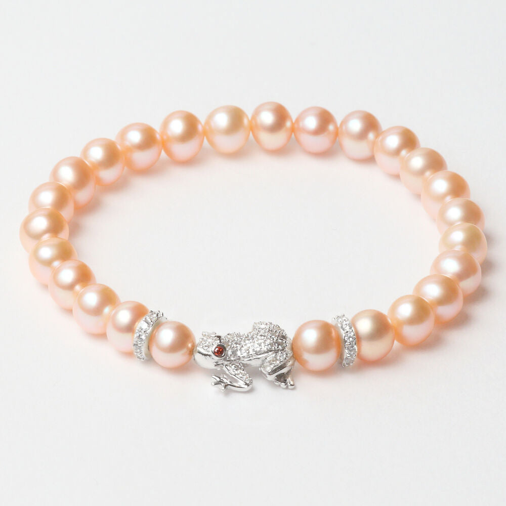 Diaytar Côte d'Ivoire Bracelet Femme Lancaster JLA-BR-FROG-1-PE Argent Orange Argent Massif 16 mm 