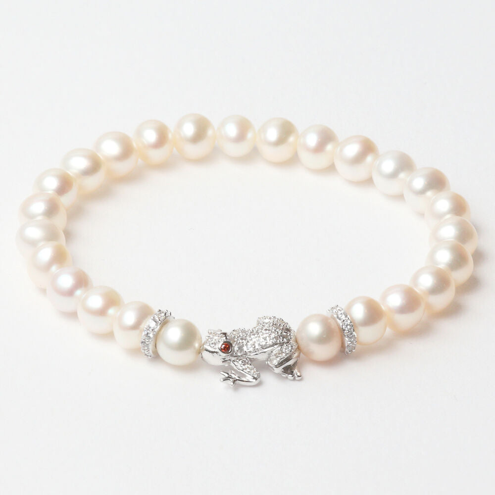 Diaytar Côte d'Ivoire Bracelet Femme Lancaster JLA-BR-FROG-1-WH Argent Blanc Argent 925 16 mm 