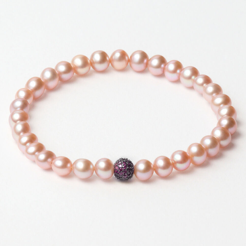 Diaytar Côte d'Ivoire Bracelet Femme Lancaster JLA-BR-SB-5-PE Violet Orange Argent Massif 16 mm 