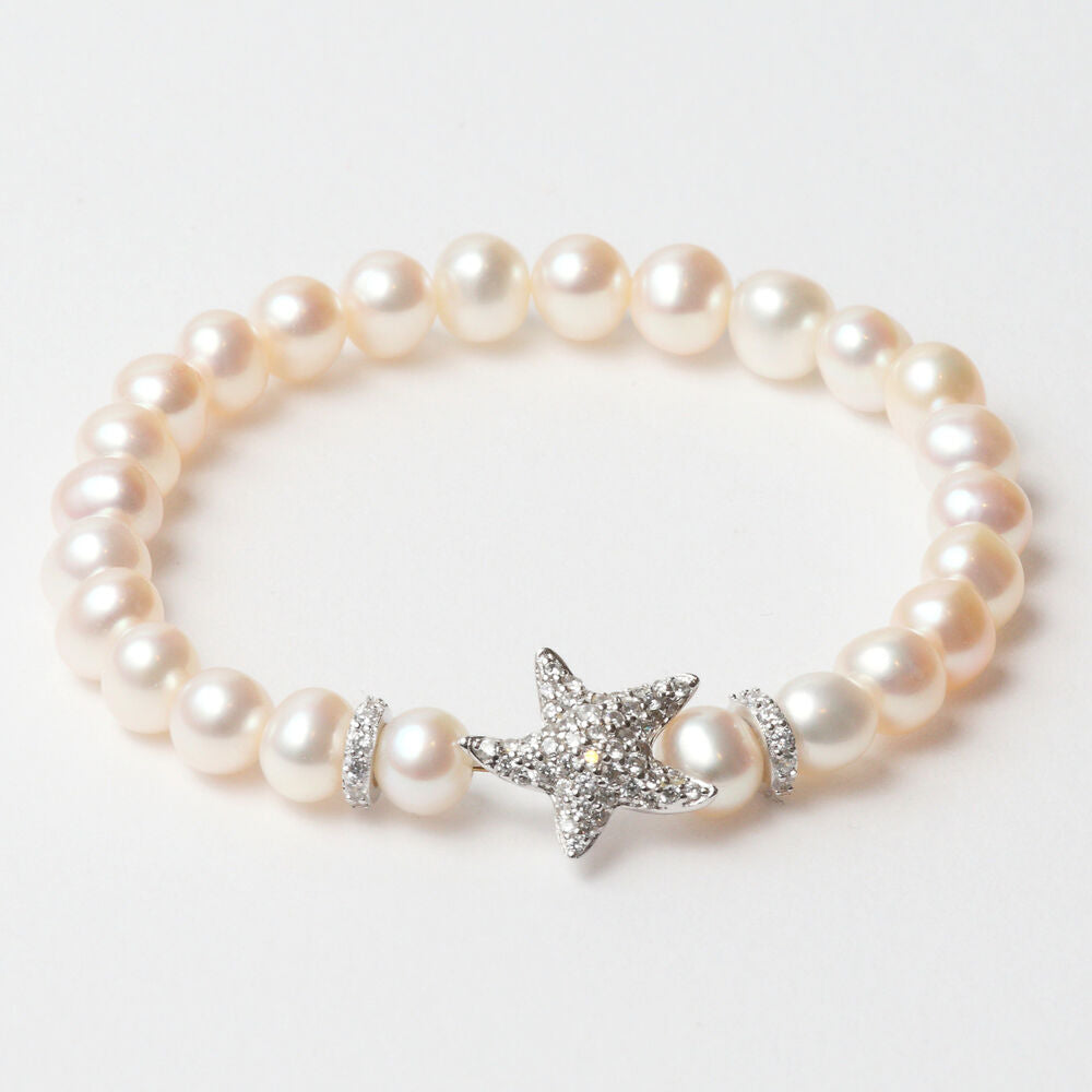 Diaytar Côte d'Ivoire Bracelet Femme Lancaster JLA-BR-STAR-1-WH Argent Blanc Argent 925 16 mm 